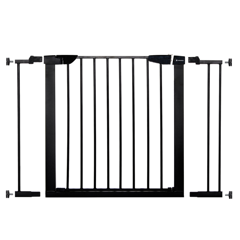 Bramka zabezpieczająca barierka rozporowa 75-103 cm czarna