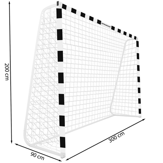 Bramka piłkarska stalowa 300x200 cm treningowa