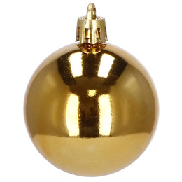 Bombki choinkowe 72 szt. ozdoby świąteczne złoty