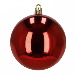 Bombki choinkowe 36 szt. zestaw dekoracje świąteczne ozdoby nietłukące czerwone