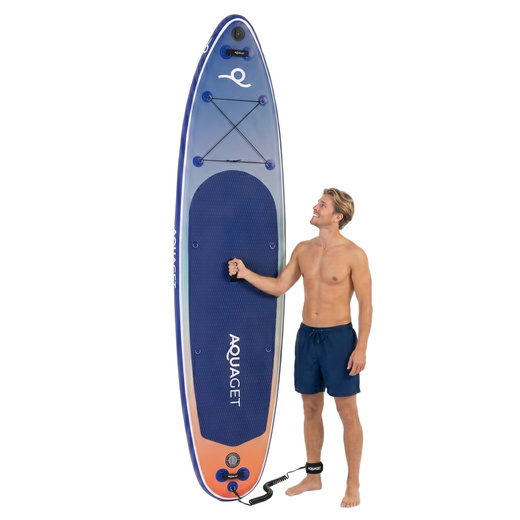 Deska pompowana do pływania SUP 350 cm z siedziskiem paddleboard z wyposażeniem