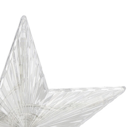 Czubek na choinkę świecąca gwiazda 10 Led szpic ciepły biały