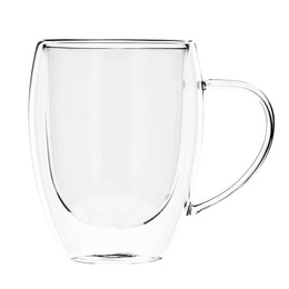 Szklanki termiczne do latte kawy i herbaty 6 szt. 350 ml z uchwytem i podwójnym dnem