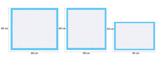 Mata higieniczna dla psa 35x45 cm podkład chłonny 10 szt. do nauki higieny