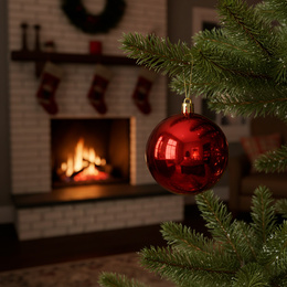 Bombki choinkowe 100 szt. zestaw dekoracji świątecznych nietłukące, czerwone