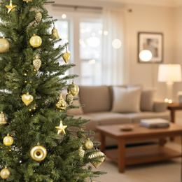 Choinka sztuczna 210 cm świerk himalajski jak żywy PE Royal Trees premium drzewko świąteczne