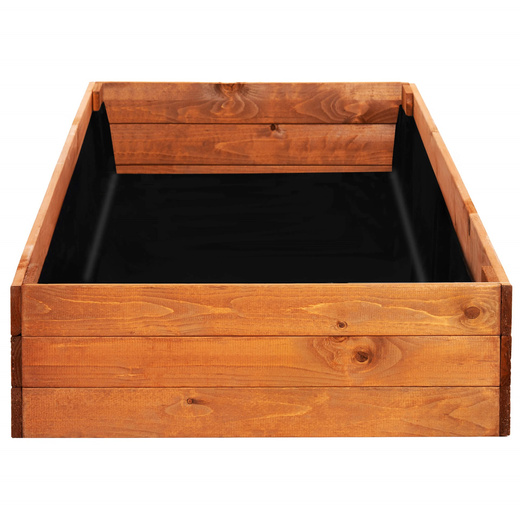 Skrzynia na warzywa drewniana 200x84x26,5 cm wysoki warzywniak zielnik impregnowany
