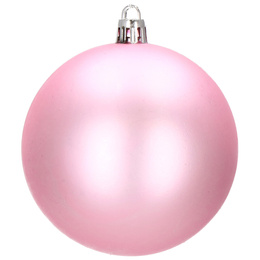 Bombki choinkowe 30 szt. różowy 8cm zestaw choinkowy