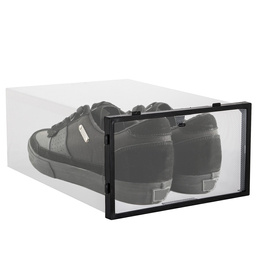 Pudełko na buty z otwieraną klapą 30,5x21x12,5 cm organizer na obuwie zestaw 10 szt.