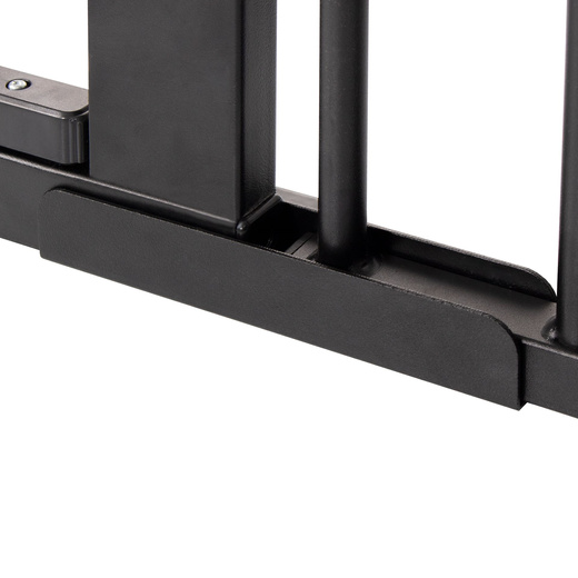 Bramka zabezpieczająca barierka rozporowa 75-82 cm czarna 