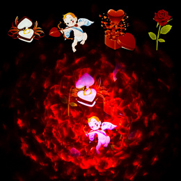 Projektor laserowy na dom, ścianę 12 slajdów, dekoracje świąteczne, Halloween, pilot, timer, efekty świetlne, rzutnik do ogrodu