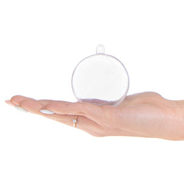 Bombka akrylowa 6cm kula plastikowa decoupage