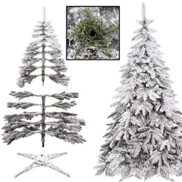 Choinka sztuczna 250 cm świerk kaukaski ośnieżony