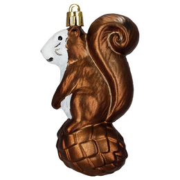 Bombki choinkowe 14 szt. zestaw dekoracje świąteczne ozdoby nietłukące brązowe