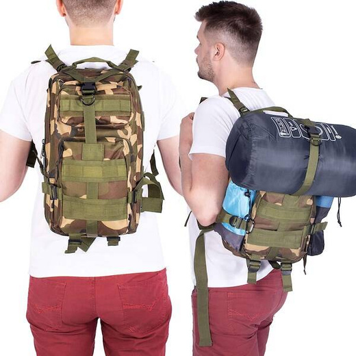 Plecak trekkingowy, turystyczny 35 l wojskowy ciemny moro