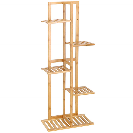 Kwietnik drewniany 102 cm stojak na kwiaty z 6 półkami drewniany