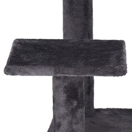 Drapak dla kota sizal 6-poziomowy słupek z zabawką 121 cm