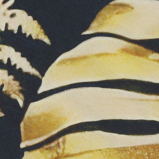 Poszewka dekoracyjna 45x45cm na poduszkę wzorzysta w liście