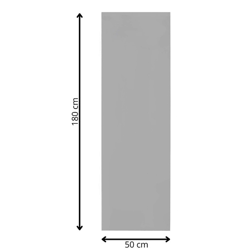 Mata  piankowa turystyczna 180x50 cm na biwak karimata z warstwą izolacyjną szara