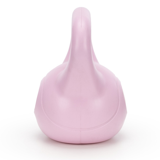 Kettlebell 8 kg odważnik, hantla do ćwiczeń ABS kula do treningu siłowego, różowa