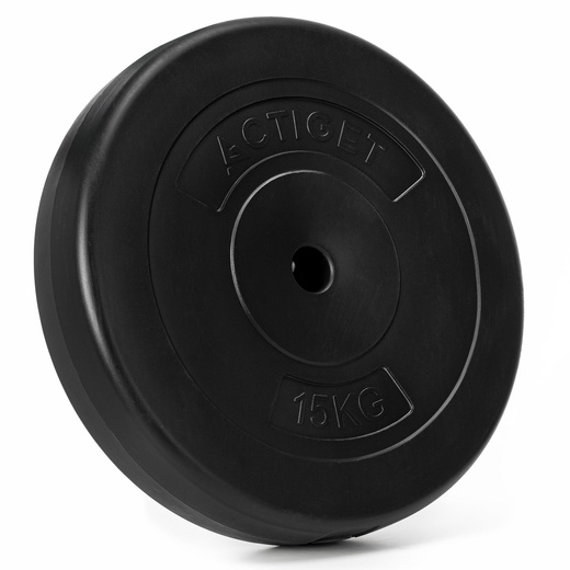 Obciążenie bitumiczne 15 kg 2 szt. talerz kompozytowy 31 mm krążek do sztangi hantli