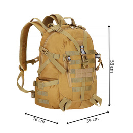 Plecak wojskowy, turystyczny na survival militarna zieleń