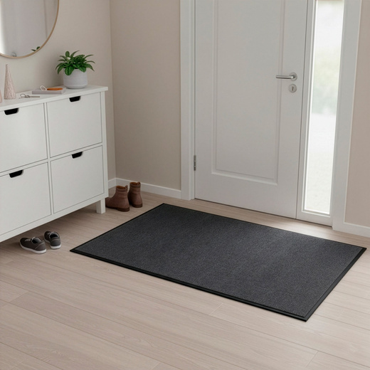 Wycieraczka wejściowa, mata pod drzwi 120x80 czarno-grafitowa