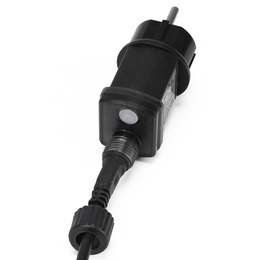 Zasilacz PRO do lampek 12W oświetlenia świątecznego IP44 + pilot z funkcją timer