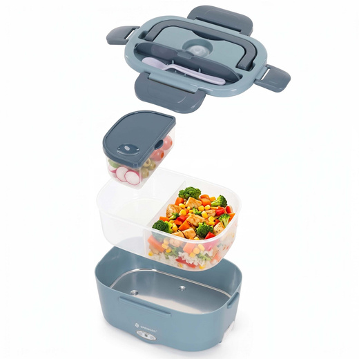 Pojemnik na żywność, podgrzewany Lunchbox elektryczny 1,5 l termos obiadowy