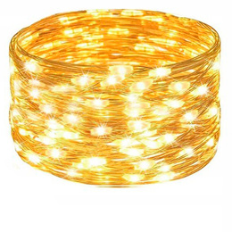 Lampki dekoracyjne 50 LED druciki mikro na baterie