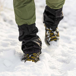 Ochraniacze na buty wodoodporne stuptuty trekkingowe uniwersalne 2 szt. czarne