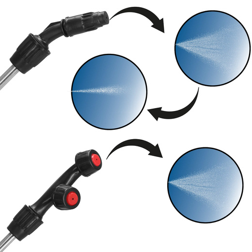 Opryskiwacz ciśnieniowy do roślin, spryskiwacz ogrodowy ręczny 8l