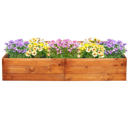 Skrzynia na warzywa drewniana 140x84x26,5 cm wysoki warzywniak zielnik impregnowany