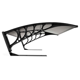 Garaż dla robota koszącego daszek 102x81x40,5 cm osłona do kosiarki, zadaszenie czarne