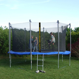 Osłona na sprężyny z siatką do trampoliny wewnętrzną 12FT 360/366/369 cm niebieska