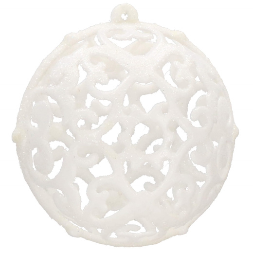 Bombki choinkowe 100 szt. biały zestaw choinkowy