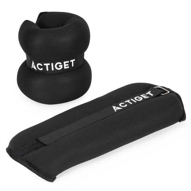 Obciążenia na ręce i nogi 2x3 kg do treningu fitness i cardio, czarne