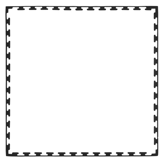 Mata treningowa, ochronna, puzzlowa 100x100 cm z pianki EVA 2 cm antypoślizgowa, grafitowo-szara