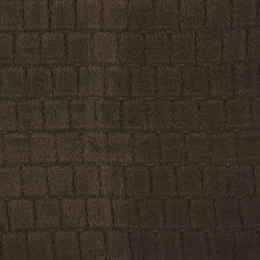 Narzuta na łóżko, pled 170x210cm tłoczony, dwustronny koc na kanapę brązowy
