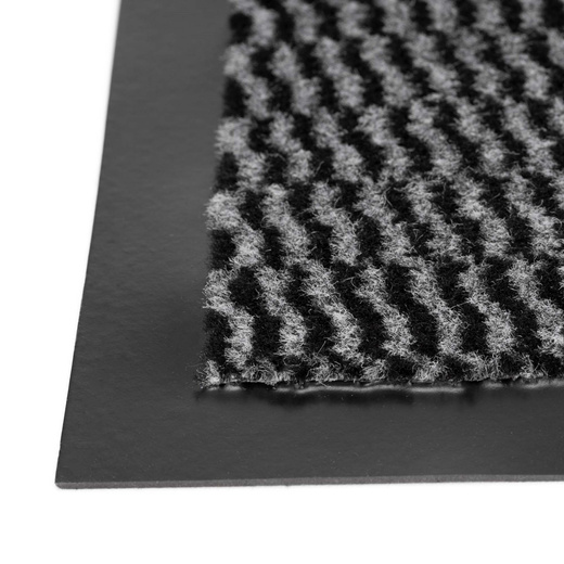 Wycieraczka wejściowa, mata pod drzwi 90x60 czarno-grafitowa