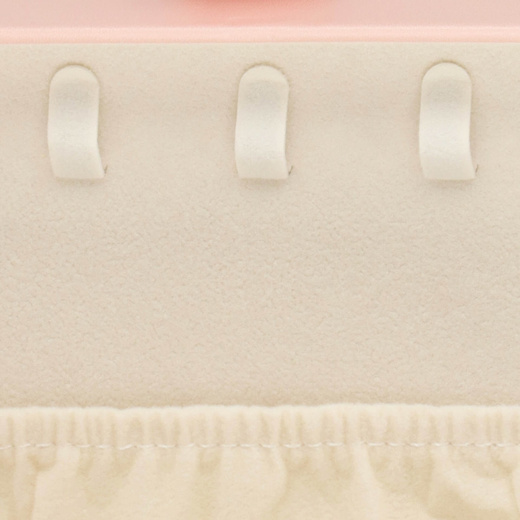 Szkatułka na biżuterię ekoskóra 16x11x5 cm różowy organizer z przegródkami