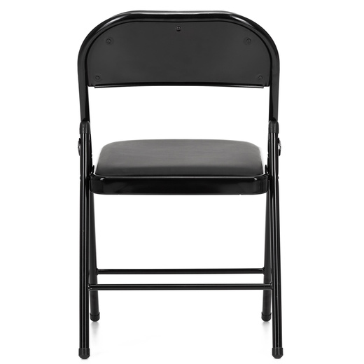 Krzesło cateringowe składane bankietowe, turystyczne do ogrodu czarne