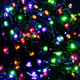 Lampki choinkowe 500 Led multikolor 41,5 m oświetlenie świąteczne IP44