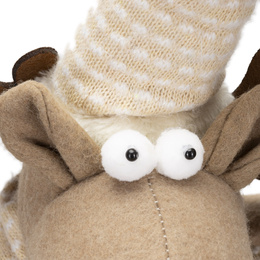 Świąteczny renifer 110 cm ozdoba pod choinkę figurka dekoracja bożonarodzeniowa