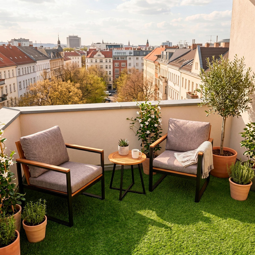 Sztuczna trawa 2x4 m w rolce zielona wykładzina na taras balkon do ogrodu 32 mm