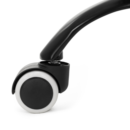 Fotel biurowy obrotowy krzesło na kółkach do nauki, pracy regulowane ergonomiczne, czarne