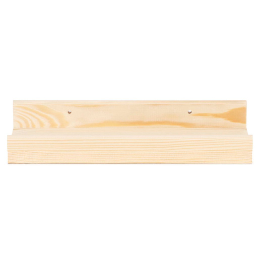 Półki ścienne 2 szt. drewniane na przyprawy, książki, zdjęcia 30 cm wiszące naturalny brąz