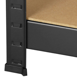 Regał metalowy z 5 półkami 180x90x40cm 875kg do garażu, piwnicy