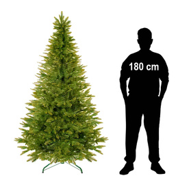 Choinka sztuczna 220 cm świerk naturalny z metalowym stojakiem