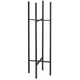 Stojący kwietnik 74 cm stojak z doniczką na kwiaty nowoczesny loft czarny